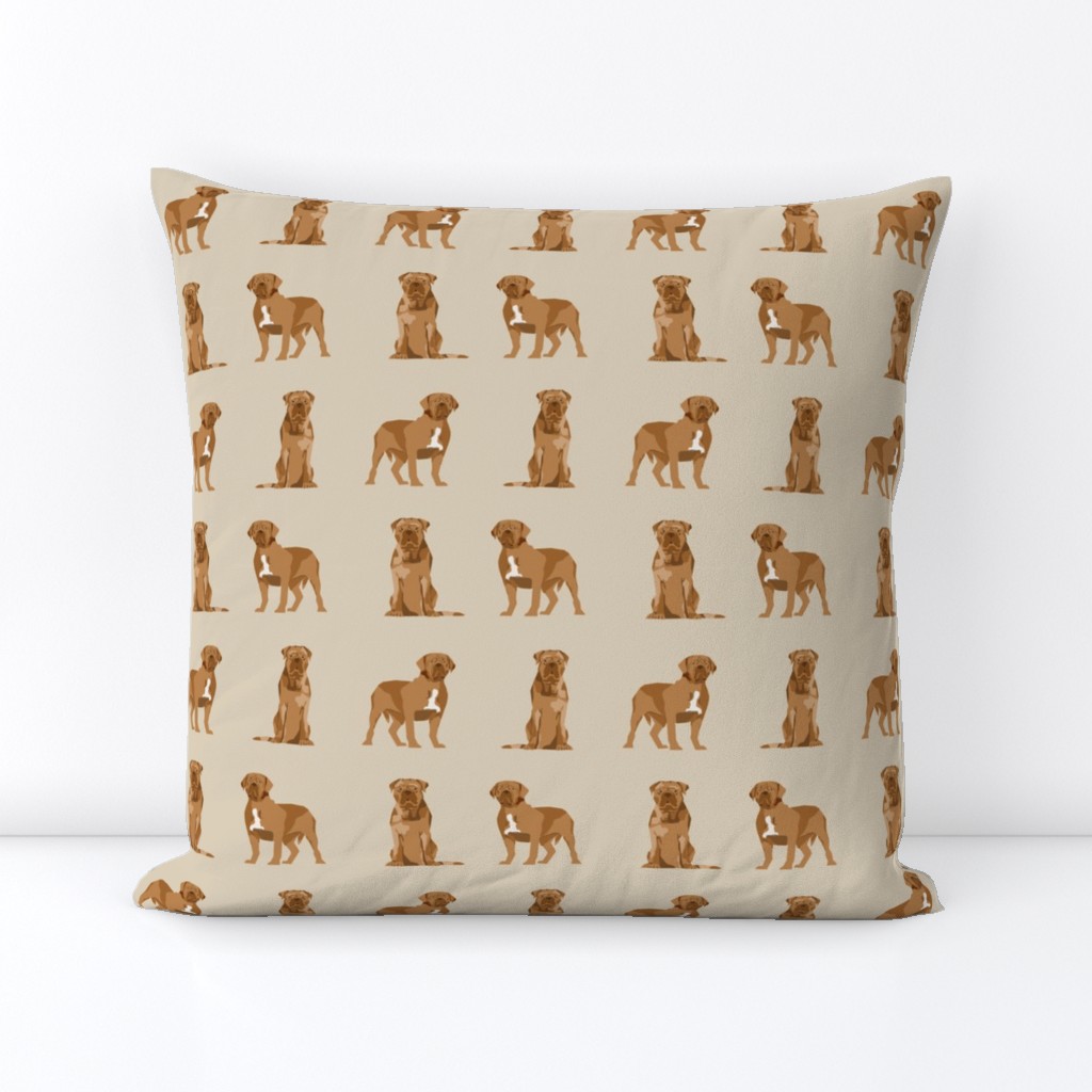 french mastiff simple dog breed fabric tan