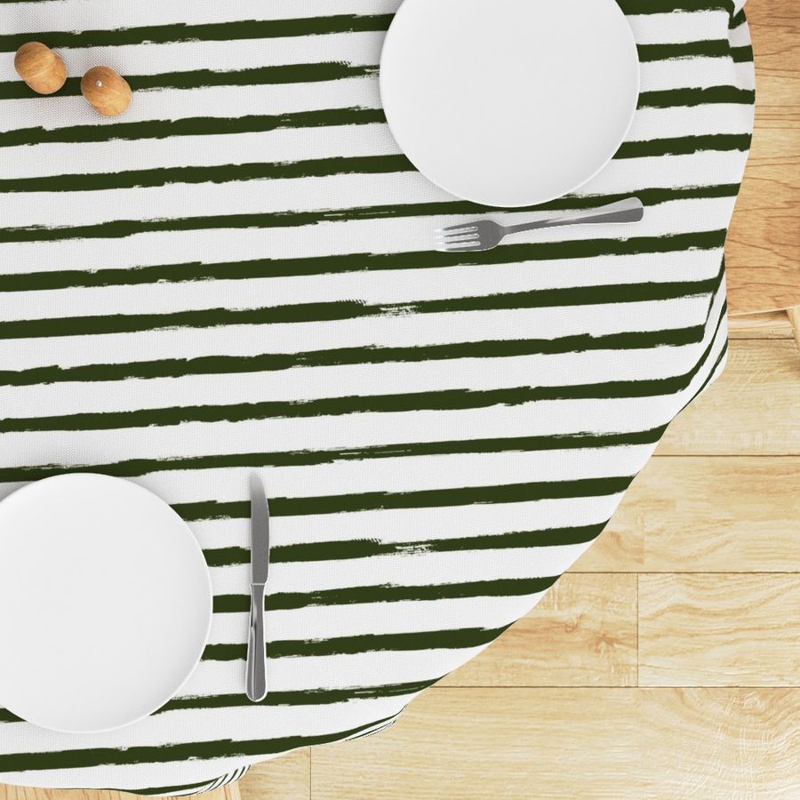 Forest Green Painted Stripe