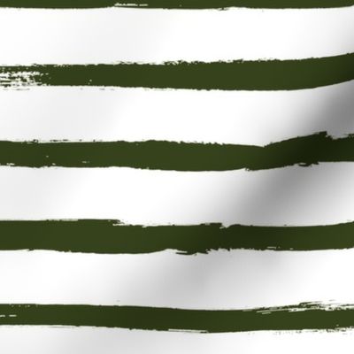 Forest Green Painted Stripe