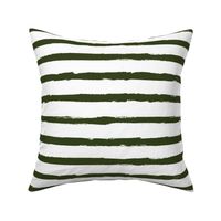 Forest Green Painted Stripe