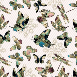 Fairytale Butterflies and Dragonfly 5