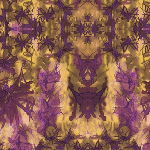 Dream Butterfly Kaleidascope - Gold and Purple