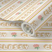 Classy* || vintage kids t-shirt roses & stripes