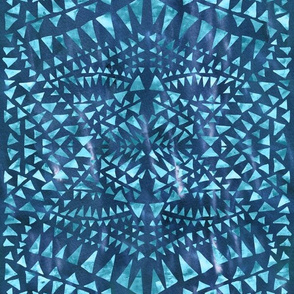 triangle tribal turquoise