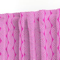 Striped Pipe Optical Illusion (Two-Way) - Magenta