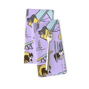 Simple Boston Terrier agility dogs - purple