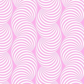 Striped Pipe Optical Illusion (Two-Way) - Pink