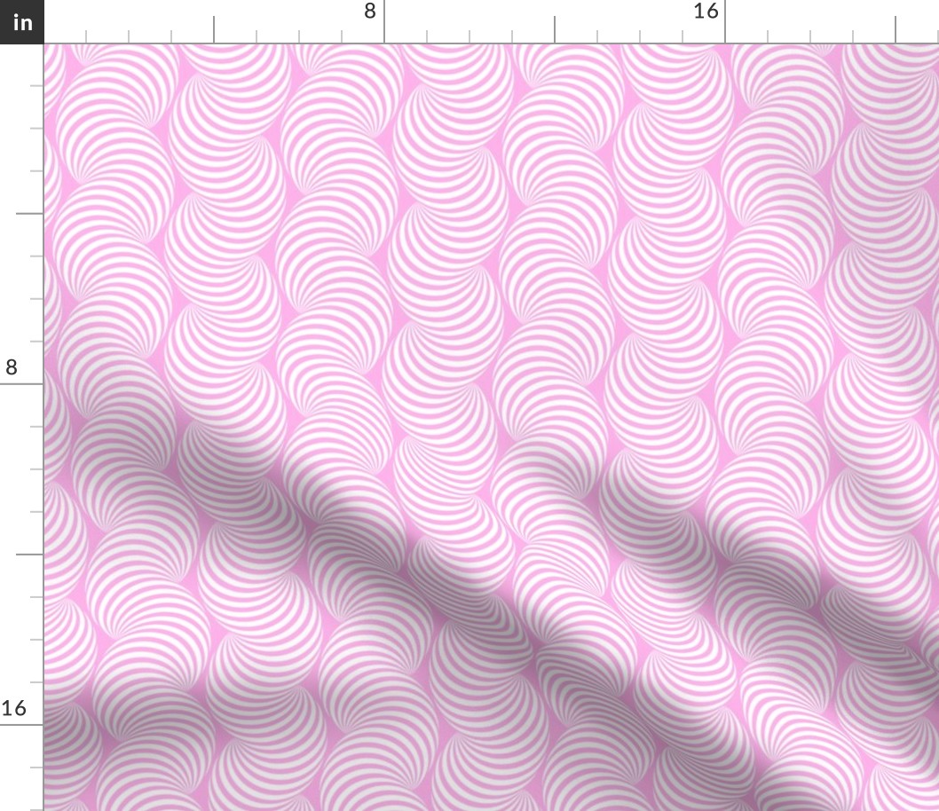 Striped Pipe Optical Illusion (Two-Way) - Pink