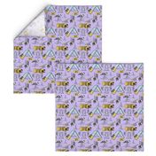 Small Simple Boston Terrier agility dogs - purple