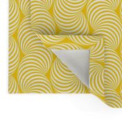 Striped Pipe Optical Illusion (Two-Way) - Yellow