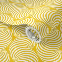 Striped Pipe Optical Illusion (Two-Way) - Yellow