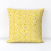 Striped Pipe Optical Illusion (Two-Way) - Yellow