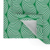 Striped Pipe Optical Illusion (One Way) - Green