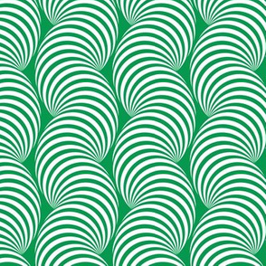 Striped Pipe Optical Illusion (One Way) - Green