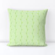 Striped Pipe Optical Illusion (One Way) - Light Green