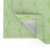 Striped Pipe Optical Illusion (One Way) - Light Green