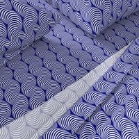 Striped Pipe Optical Illusion (One Way) - Navy