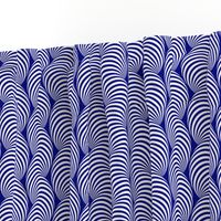 Striped Pipe Optical Illusion (One Way) - Navy