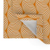 Striped Pipe Optical Illusion (One Way) - Orange