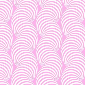 Striped Pipe Optical Illusion (One Way) - Pink