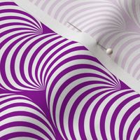 Striped Pipe Optical Illusion (One Way) - Violet