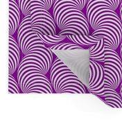 Striped Pipe Optical Illusion (One Way) - Violet
