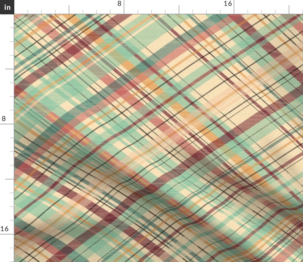 Market Plaid Diagonal - Jumbo