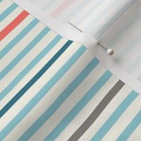 wavy stripes aqua blue