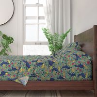 Pattern #83 - Toucans and parrots tropical dream 