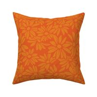 Flower - Orange on Orange