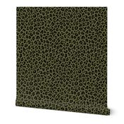 ★ CAMO LEOPARD - LEOPARD PRINT in OLIVE GREEN ★ Medium Scale / Collection : Leopard spots – Punk Rock Animal Print