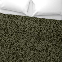 ★ CAMO LEOPARD - LEOPARD PRINT in OLIVE GREEN ★ Medium Scale / Collection : Leopard spots – Punk Rock Animal Print