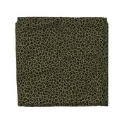 ★ CAMO LEOPARD - LEOPARD PRINT in OLIVE GREEN ★ Medium Scale / Collection : Leopard spots – Punk Rock Animal Print