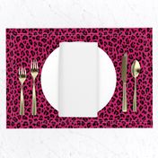 ★ LOVE LEOPARD – LEOPARD PRINT in HOT PINK ★ Small Scale / Collection : Leopard spots – Punk Rock Animal Print