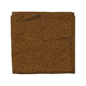 ★ LEOPARD PRINT in YELLOW OCHRE ★ Small Scale / Collection : Leopard spots – Punk Rock Animal Print