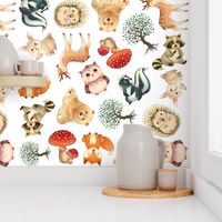 Woodland Animal Pattern