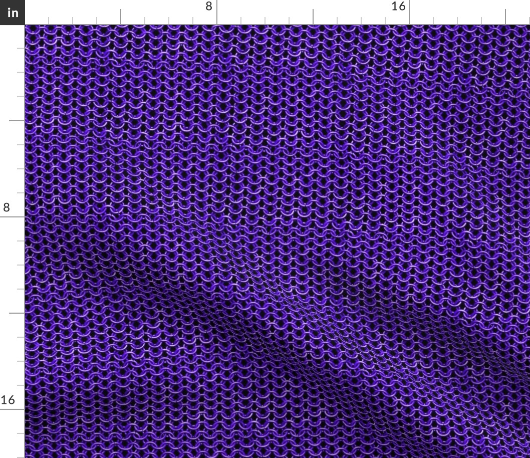 Chainmail Purple 5/8" link size 15.87mm 