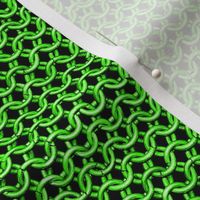 Chainmail Green 5/8" link size 15.87mm