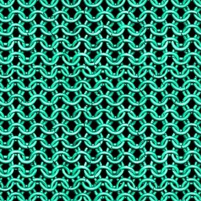 Chainmail Cyan 1 1/8" link size 29 mm