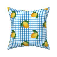 blue gingham w big lemons