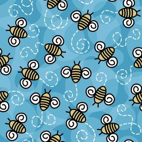 Bees and Blue skies.