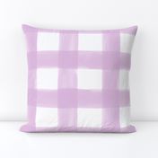 Watercolor Gingham // Lilac