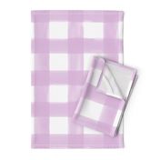 Watercolor Gingham // Lilac