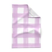 Watercolor Gingham // Lilac