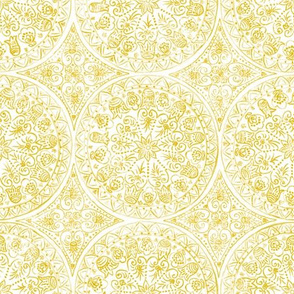 Summer Mandalas  (gold-white)