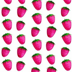 Dancing Strawberries / watercolor-watercolour-2