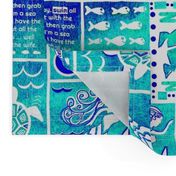 Sea Turtle Day Dream-blue-green