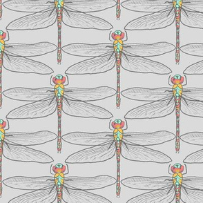 Dragonflies for Swallows (silver)