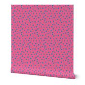 dino dots pink and blue