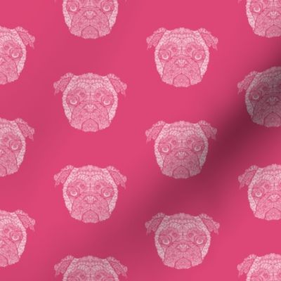 Pink Pug Pattern